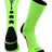 TCK Neon Green/Black / Large Lacrosse Socks Midline Logo Crew
