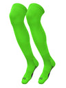 TCK Neon Green / Small Gridiron Extra Tall Football Socks