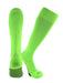 TCK Neon Green / X-Large Elite Performance Baseball Socks Dugout Solid Team Colors