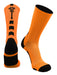 TCK Neon Orange/Black / X-Large Lacrosse Socks Midline Logo Crew