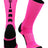 TCK Neon Pink/Black / Large Lacrosse Socks Midline Logo Crew