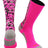 TCK Neon Pink / Large Athletic Sports Socks Digital Camo Crew