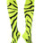 TCK Neon Yellow/Black / Small TCK Sports Krazisox Zebra Stripe Socks