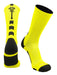 TCK Neon Yellow/Black / X-Large Lacrosse Socks Midline Logo Crew
