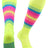 TCK Neon Yellow/Electric Blue/Hot Pink / Large Dugout Socks For Baseball and Softball