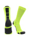 TCK Neon Yellow/Graphite/Black / Small Baseline 3.0 Athletic Crew Socks Youth Sizes Team Colors