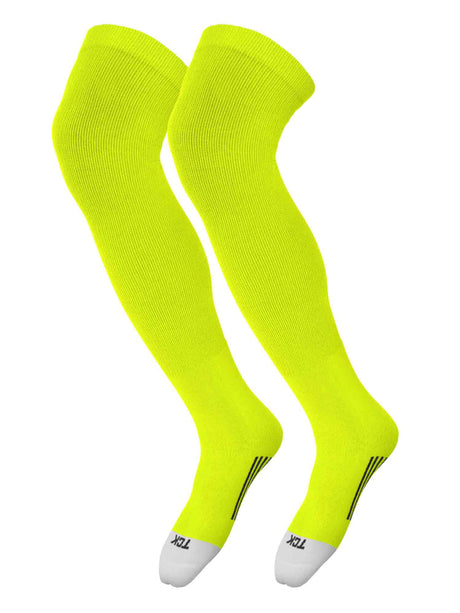 TCK Neon Yellow / Large Prosport Over the Knee Athletic Socks