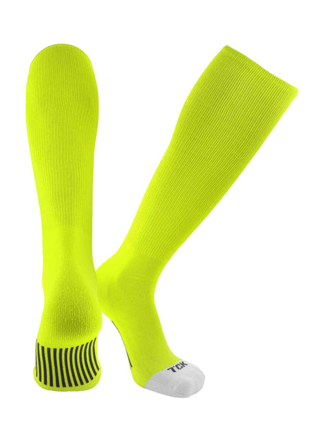 TCK Neon Yellow / Large Prosport Tube Baseball Softball Socks