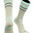 TCK Oatmeal/Mint / X-Large Striped Merino Wool Hiking Socks For Men & Women
