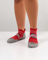 TCK Ohio State Buckeyes Tour No Show Tab Socks - Made in USA