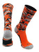 TCK Orange Camo / Large Elite Sports Socks Woodland Camo Crew