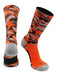 TCK Orange Camo / X-Large Elite Sports Socks Woodland Camo Crew