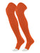TCK Orange / Large Pro Plus Performance Prosport - Long Over the Knee Socks for Baseball - Adult Sizes