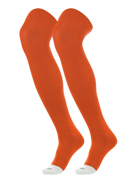 TCK Orange / Large Prosport - Long Over the Knee Socks for Baseball - Adult Sizes