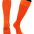TCK Orange / Medium European Soccer Socks Fold Down Top
