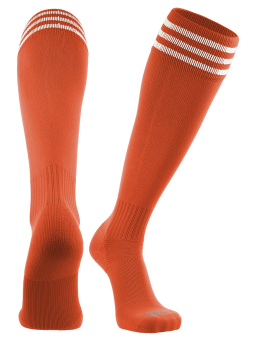 TCK Orange/White / Medium Finale Soccer Socks 3-Stripes