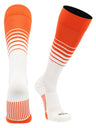 Elite Breaker Striped Socks: Extra Stretch for Shin Guards & Comfort