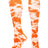 TCK Orange/White / Small Tie Dye Multisport Tube Socks Soccer Softball