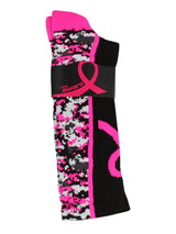 TCK Pink Awareness Sports Socks Digital Camo Crew