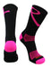 TCK Pink Ribbon Awareness Socks Crew Length