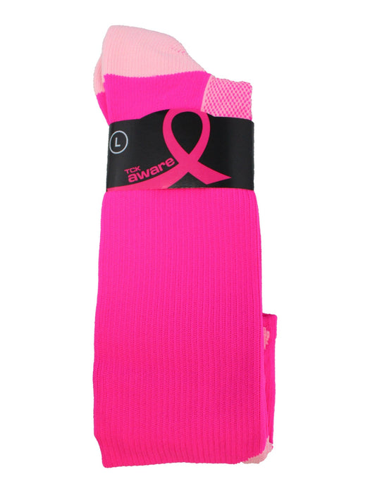 TCK Pink Ribbon Awareness Socks Over the Calf