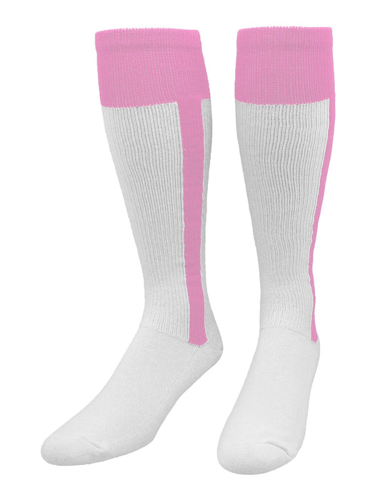 TCK Pink / Small Classic 2-n-1 Softball and Baseball Stirrup Socks