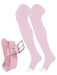 TCK Pink / X-Large Pro Plus Performance Sports Belt and Socks Combo Over the Knee