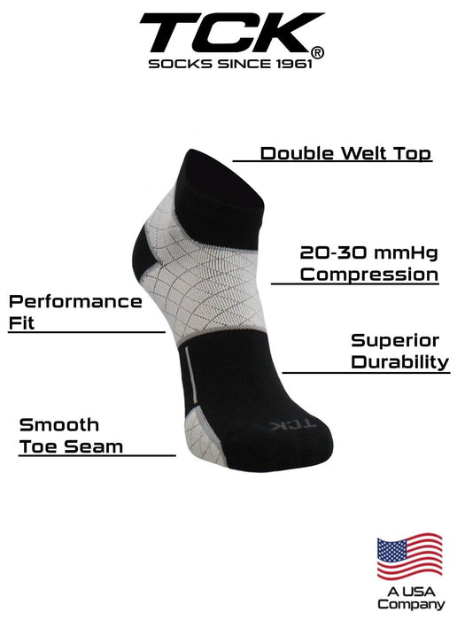 TCK Plantar Fasciitis Relief Socks for Men and Women with Targeted Compression