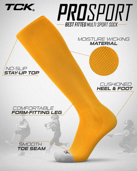 TCK Prosport Performance Tube Socks Youth Sizes