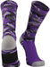 TCK Purple Camo / Large Elite Sports Socks Woodland Camo Crew