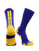TCK Purple/Gold / Small Baseline 3.0 Athletic Crew Socks Youth Sizes Team Colors