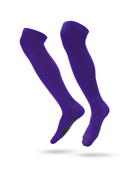 TCK Purple / Small Dugout Over the Knee Baseball Socks | Elite Athletic Sock
