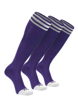 TCK Purple/White 3-Pack / X-Small Prosport Trio Tube Socks