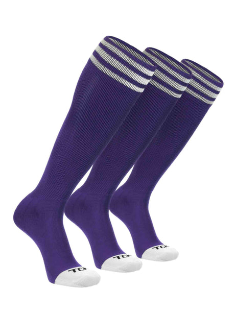 TCK Purple/White 3-Pack / X-Small Prosport Trio Tube Socks