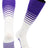 Elite Breaker Striped Socks: Extra Stretch for Shin Guards & Comfort