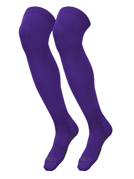 TCK Purple / X-Large Gridiron Extra Tall Football Socks