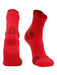 TCK Red / Large Basketball Half Crew Socks Crossover Multisport