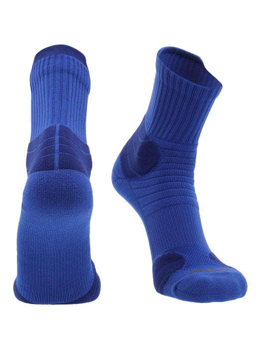 TCK Royal / Medium Basketball Half Crew Socks Crossover Multisport