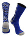 TCK Royal / Small Athletic Sports Socks Digital Camo Crew