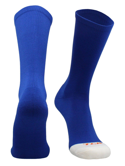 TCK Royal / Small Prosport Crew Socks - Team Colored Crew Socks For All Sports