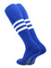 TCK Royal/White / Large Elite Performance Baseball Socks Dugout Pattern B