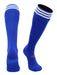 TCK Royal/White / Medium Premier Soccer Socks with Fold Down Stripes