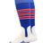 TCK Royal/White/Scarlet / X-Large Baseball Stirrup Socks with Stripes