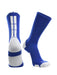 TCK Royal/White / Small Baseline 3.0 Athletic Crew Socks Youth Sizes Team Colors