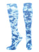 TCK Royal/White / Small Tie Dye Multisport Tube Socks Soccer Softball