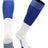 TCK Royal/White / X-Large Long Football Socks End Zone