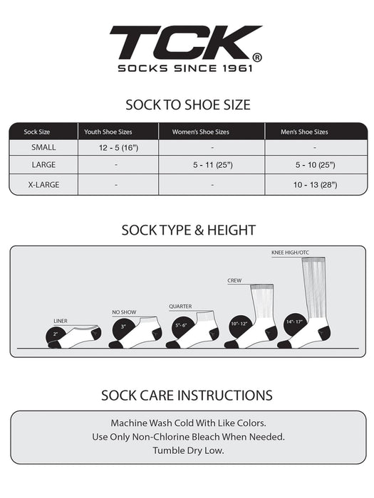 TCK Sanitary Socks Flat Knit Cotton