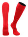 TCK Scarlet / Large Premier Soccer Socks with Fold Down Top
