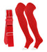 TCK Scarlet / Small Pro Plus Performance Sports Belt and Socks Combo Over the Knee