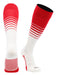 TCK Scarlet/White / Small Elite Soccer Socks Breaker